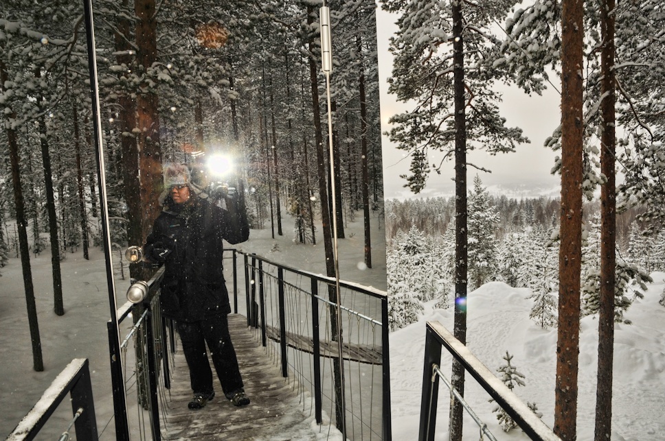 Photos from TreeHotel, Harads, Arctic Sweden -  Photography by Lola Akinmade Åkerström 