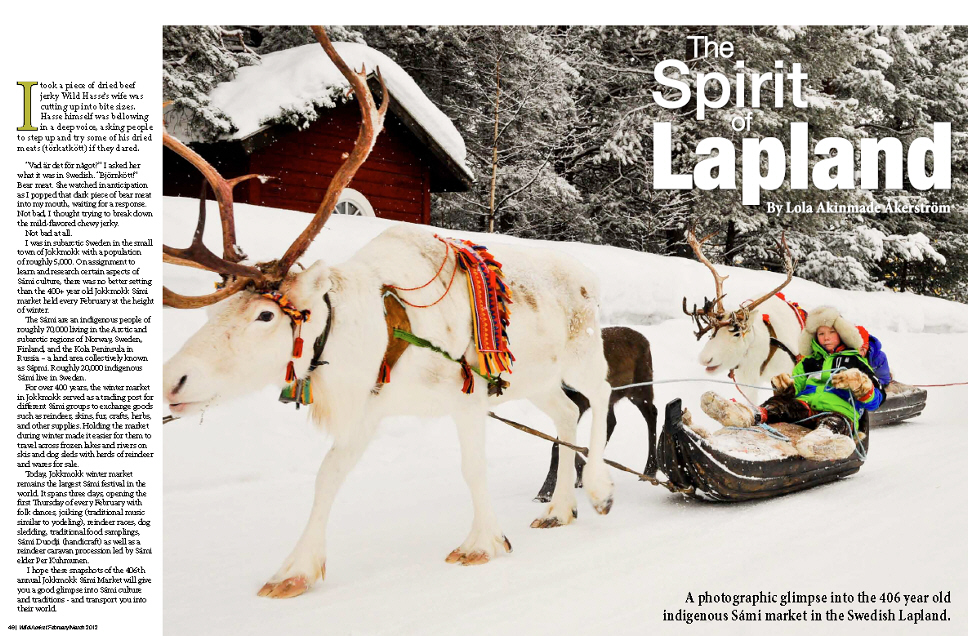 WildJunket Magazine - Swedish Lapland Photography by Lola Akinmade Åkerström WildJunket Magazine - Swedish Lapland Photography by Lola Akinmade Åkerström