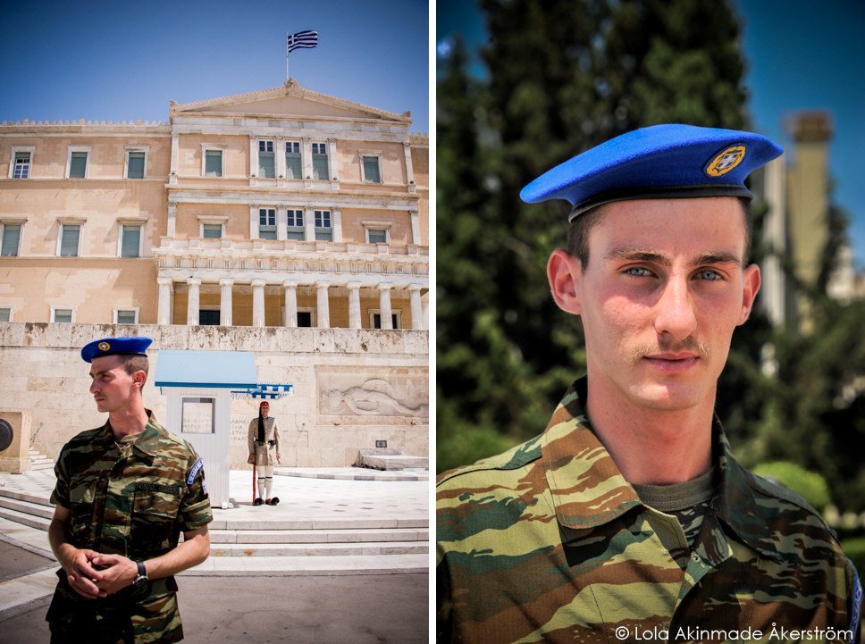 Parliament Guards in Athens, Greece - Travel Photography by Lola Akinmade Akerstrom