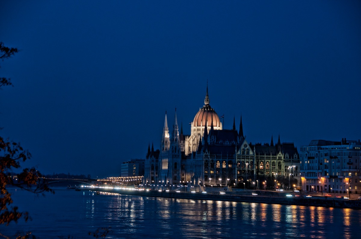 Budapest Night Photography by Lola Akinmade Akerstrom