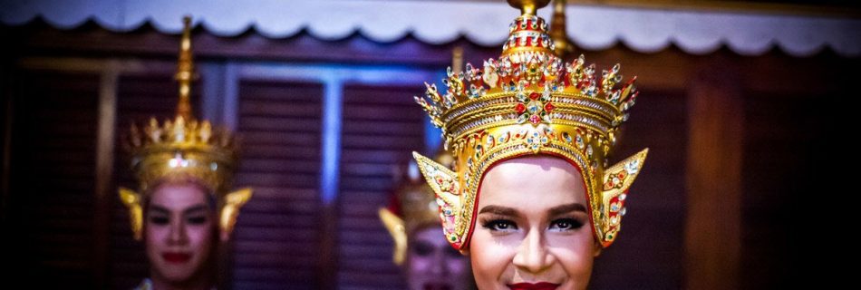 Thai Khon Dancers in Bangkok, Thailand