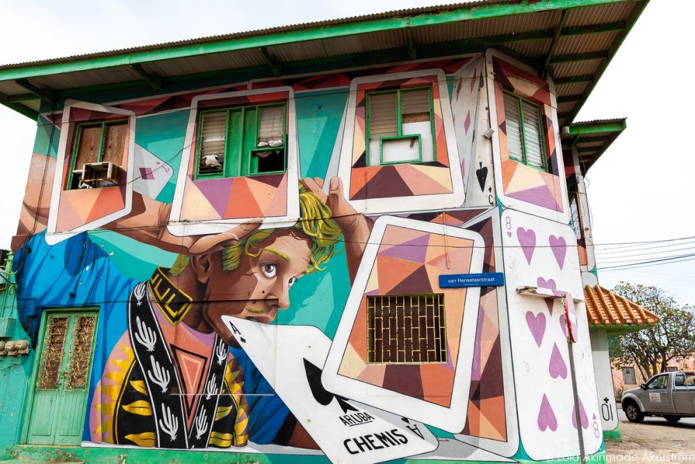 Spectacular street art in Aruba San Nicolas Lola Akinmade